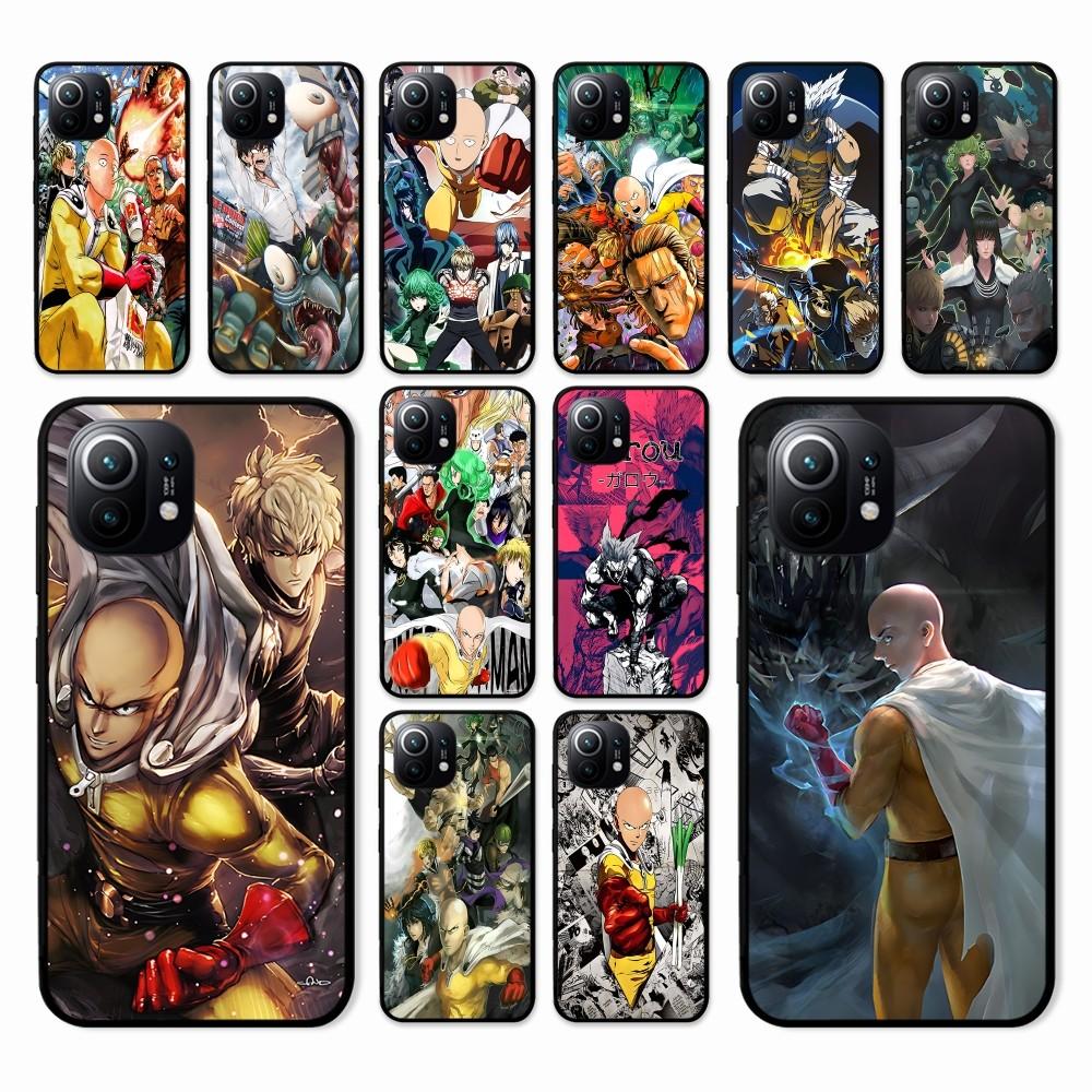 One Punch Man Phone Case For Xiaomi Mi 5X 8 9 10 11 12 Lite Pro 10T PocoX3pro PocoM3 Note 10 Pro Lite