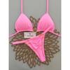 Micro Bikini Costume da Bagno Push Up per Donna Costumi da Bagno Sexy Set Bikini Brasiliano Biquini Monocolore Costume da Bagno Estivo da Spiaggia