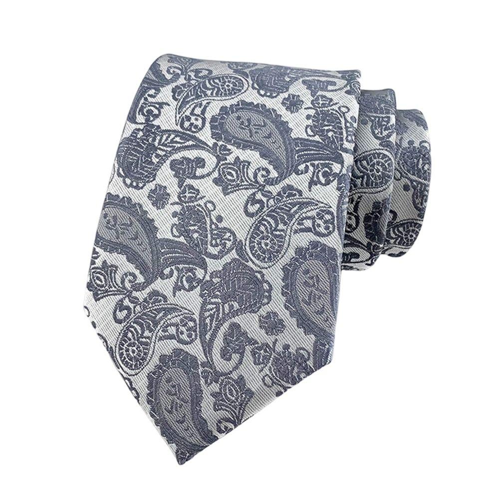 8cm Men Necktie Business Floral Ties Fashion Paisley Tie Wedding