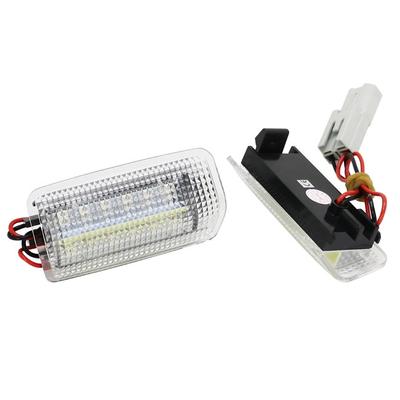 Pair Car LED Door Welcome Lights 12V White Red SMD LED Courtesy Lamp For Toyota Camry Crown Prius For Lexus IS250 RX350
