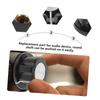Miwayer 10Pcs Potentiometer Volume Control Knob Silver Tone Top 1/4"Shaft w/Set Screw /for Guitar Effect Sound Pedal Replacement