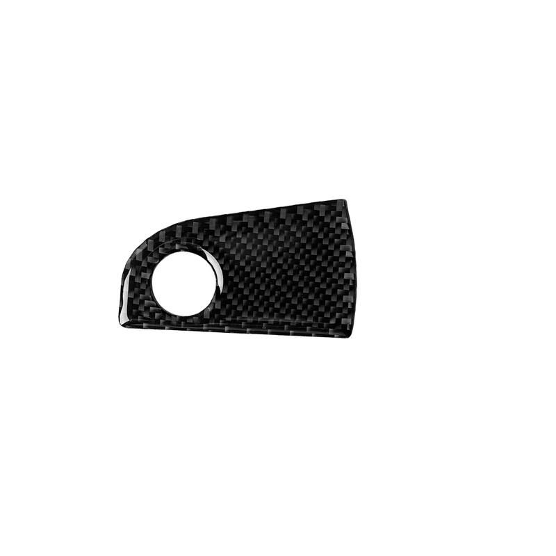 Carbon Fiber Car Accessories Glove Storage Handle Modified Interior Trim Cover Soft Sticker For Alfa Romeo Giulia 2017-