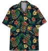 A new large-size men's fashion digital printing short-sleeved shirt in summer from the source manufacturer