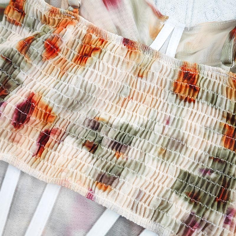 Ladies' Summer Sexy Corset Fashionable Printed Camisole Vest Summer Women's Streetwear Women's Tank Tops