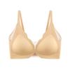 Invisible Bra Women's Mesh Fabric Breathable Gathering Underwear Seamless Bra Push Up Bra