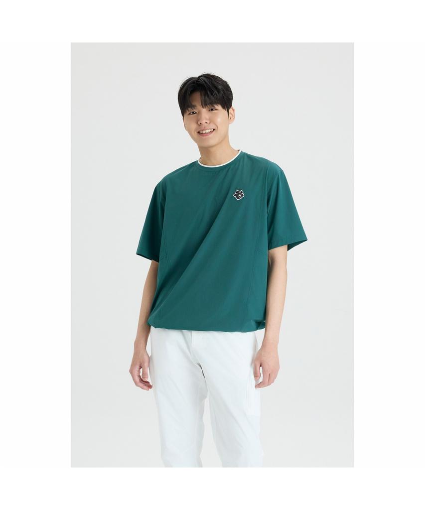 Goldeunbeeo (M) Woven Crewneck Pullover G4Tam26351Grx