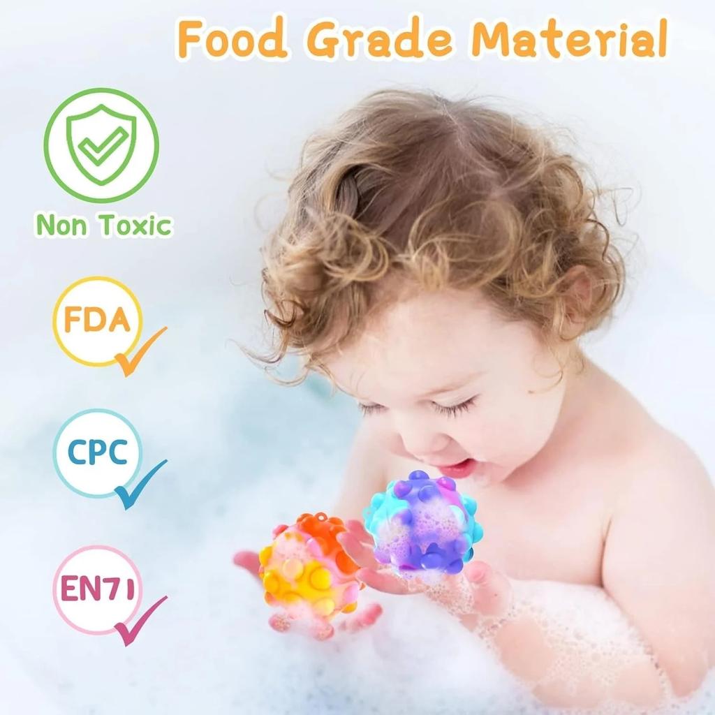 Push Pop Bubble Fidget Sensory Toy 3D Stress Balls For Autism, Stress, Anxiety, Classroom Prizes Student Gifts