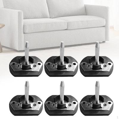 6ks Sekční pohovka Connector Couch Accs Snadné použití Univerzální odolná náhrada