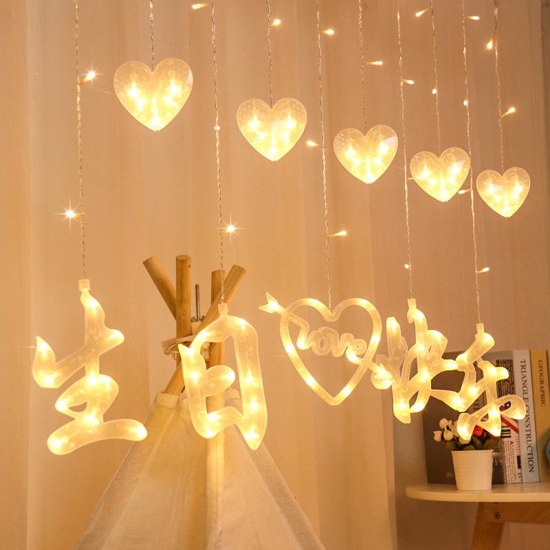 Happy Birthday LED Fairy Lights: Small Decorative String Lights for Parties and Events