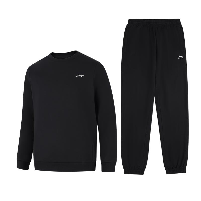 Li-Ning Breathable Simple Loose Versatile Casual Sports Suit Men suits AWDVE41-1+AKLUB05-1