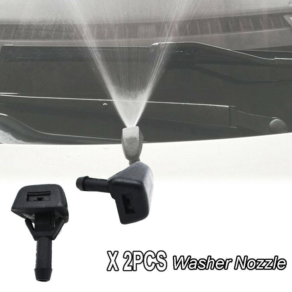 

Front Windshield Nozzle Wiper Nozzle Wiper Spray Washer Black