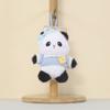 Plush Panda Keychain With Cotton Filling For Backpack Decor And Gift
