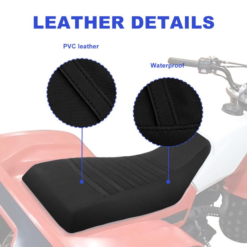 Non-Slip  Seat Saddle Cushion Cover For HONDA ATC 200X ATC200X 1983 1984 1985 Motorcycle Seat Cover PVC Leather Waterproof