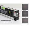 4 in 1 Laser Level High Precision Cross Line Lasers Marking Lines Ruler Tool  Woodworking