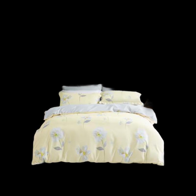 

Mercury Home Textiles Fluffy Flower Brushed 4-Piece Bedding Set 1.5m Bed