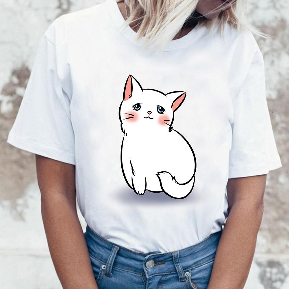 Woman Short Sleeve T Shirt Loose T Shirt Graphic Streetwear Top Female Woman Summer Kawaii Harajuku