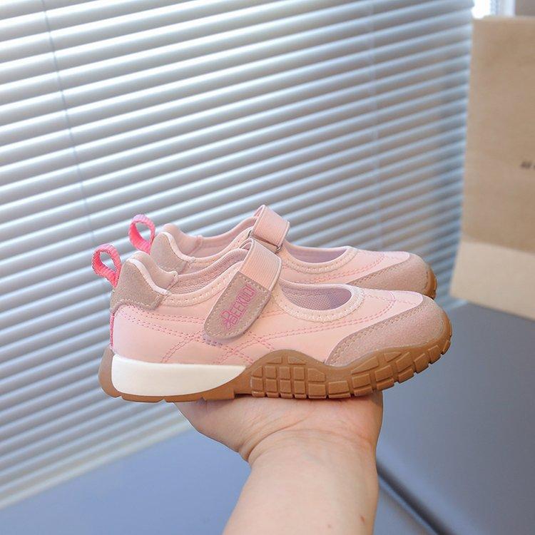 

Детская спортивная обувь 2025 весна и осень новая обувь для девочек принцесса сетчатая дышащая обувь детская обувь Форреста Гампа повседневная обувь 36 yards inner length about 22.5CM розовый