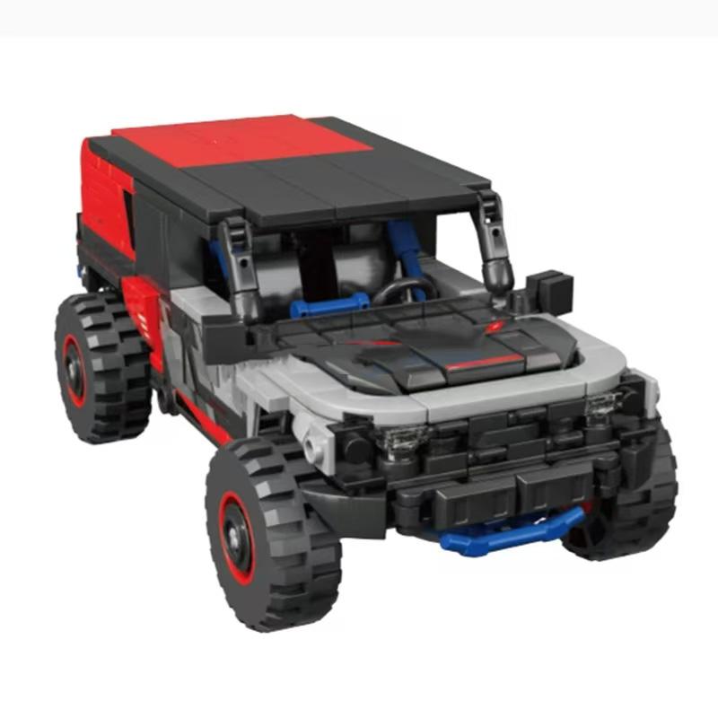 438PCS Off Road Rally Car Building Blocks City SUV Racing Vehicle Model Bricks Educational DIY Toys for Kids Birthday Gifts