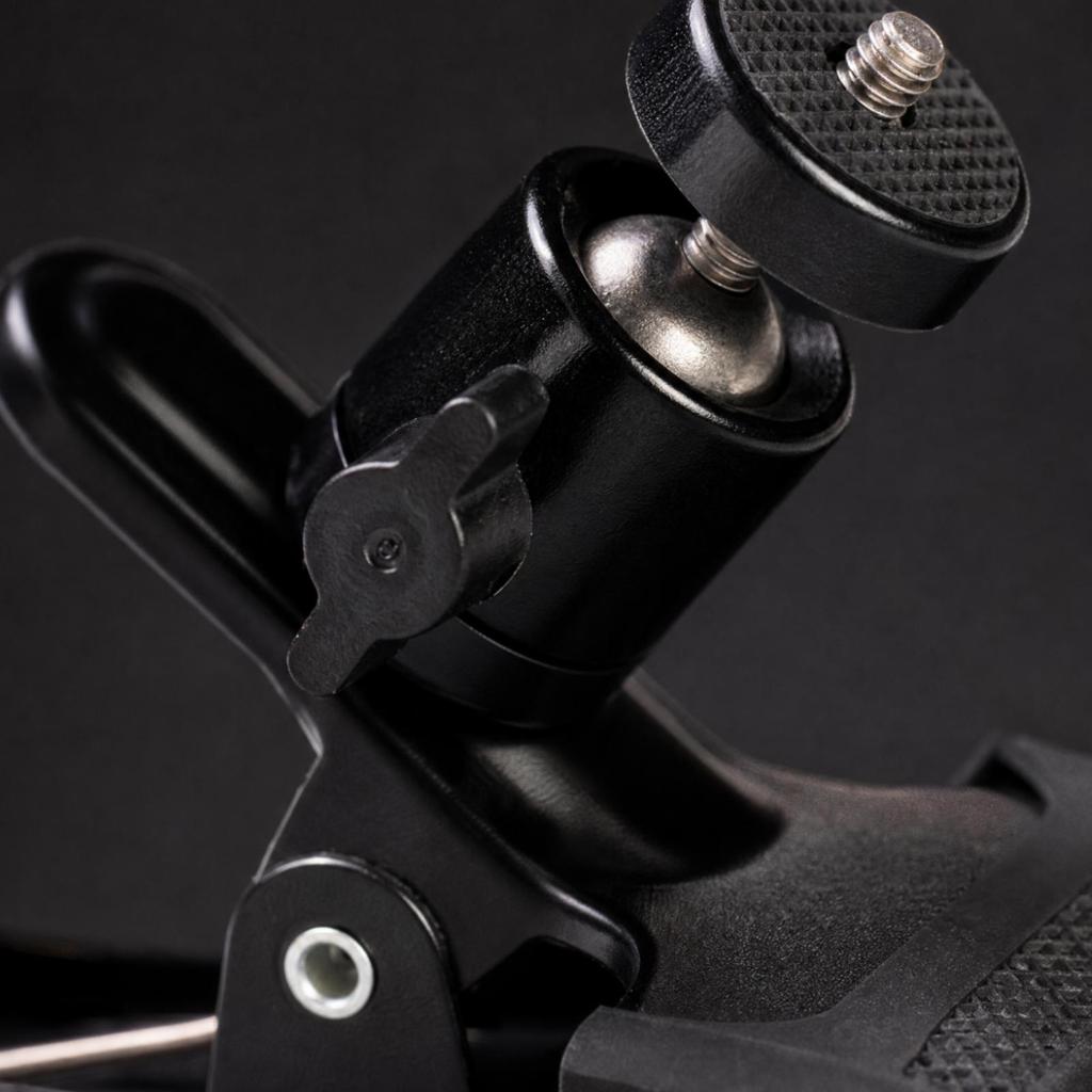 Clamp-Style Camera Mounting Bracket Multi-Function for Tabletop Recording