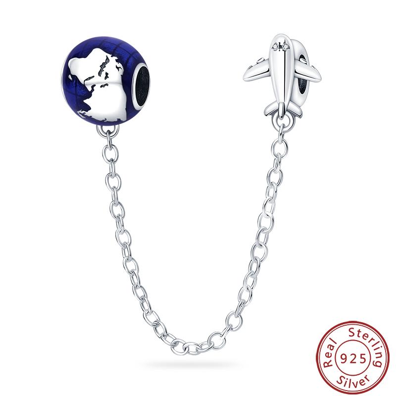 Vendi Charms a Catena con Animali, Piante, Viaggio, Design di Moda, Perline in Argento 925, 3mm, Fai da Te, Creazione di Gioielli Fini