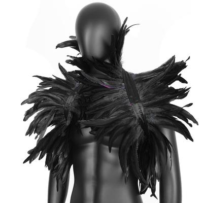 Gothic Style, Feather Shawl, Stage Runway, Masquerade Ball, Halloween Costume Accessories, Party Decorations