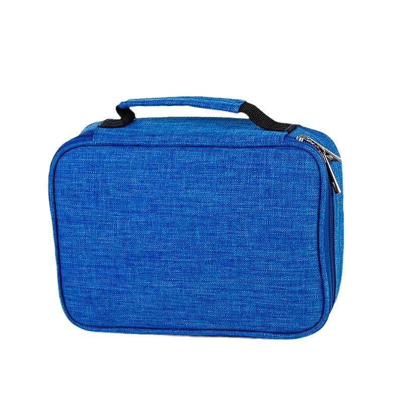 72-Slot Colored Pencil & Brush Storage Bag - Portable Student Art Case