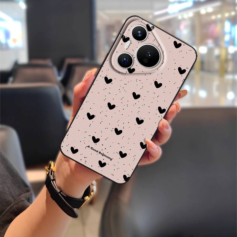 Silicone Soft case Phone Case For Huawei P70 Pro/Pura 70 Pro+ Protective Anti-knock Dirt-resistant Full wrap Cartoon TPU