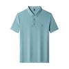 Short-sleeved T-shirt Men's Lapel Versatile Seamless Shirt Summer New Men's Silky Thin Style
