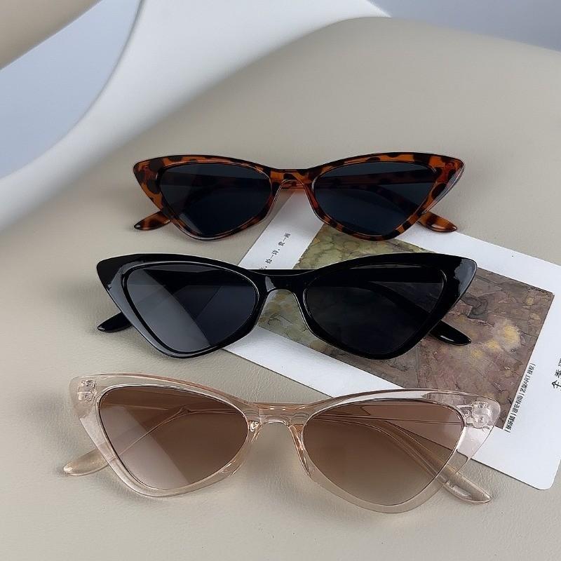 

3pcs Korean Style Square Sunglasses For Women/Men INS Fashion Style Cat Eye Sunglasses