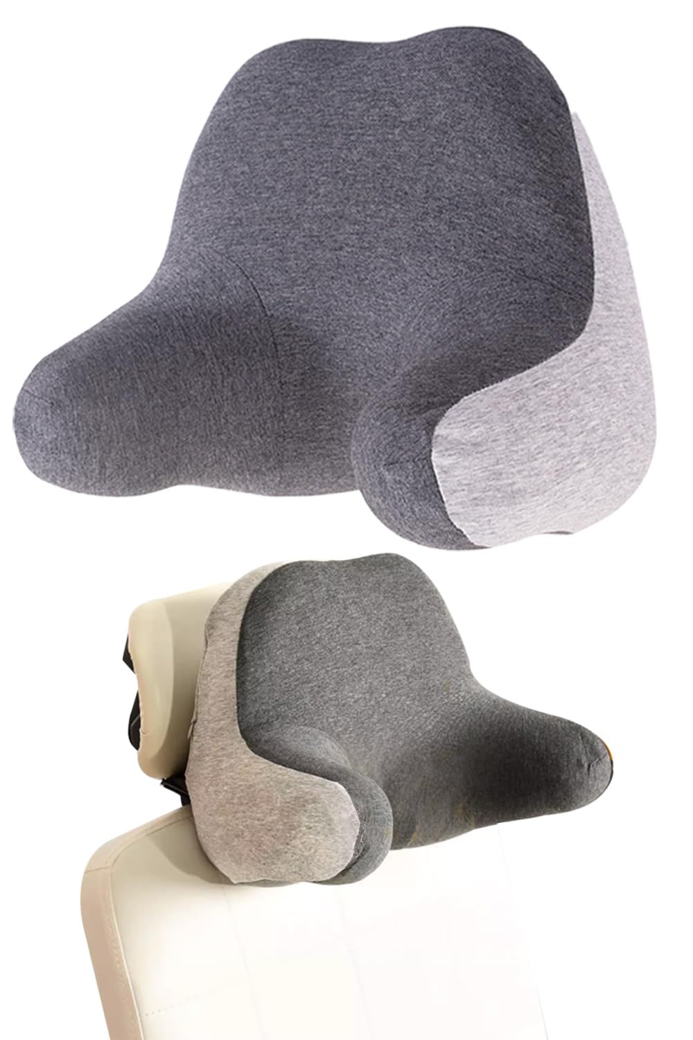 

Подголовник для кресла, поддержка головы для стола и сиденья автомобиля с памятью, подушка для шеи и шеи, для офиса, серая подушка, дополнение к креслам, голова, шея, плечи, серый
