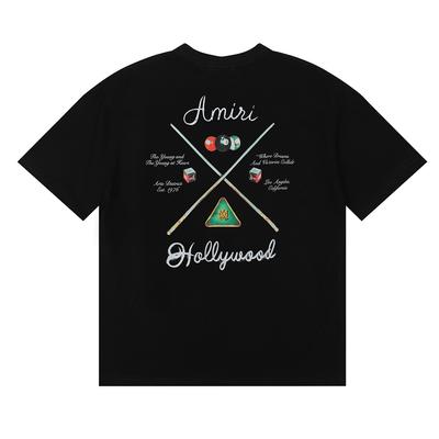 989 2025 Summer New Men's and Women's Loose High Quality Cotton Plus Size T-shirt Couple T-Shirt Snooker Slock Print