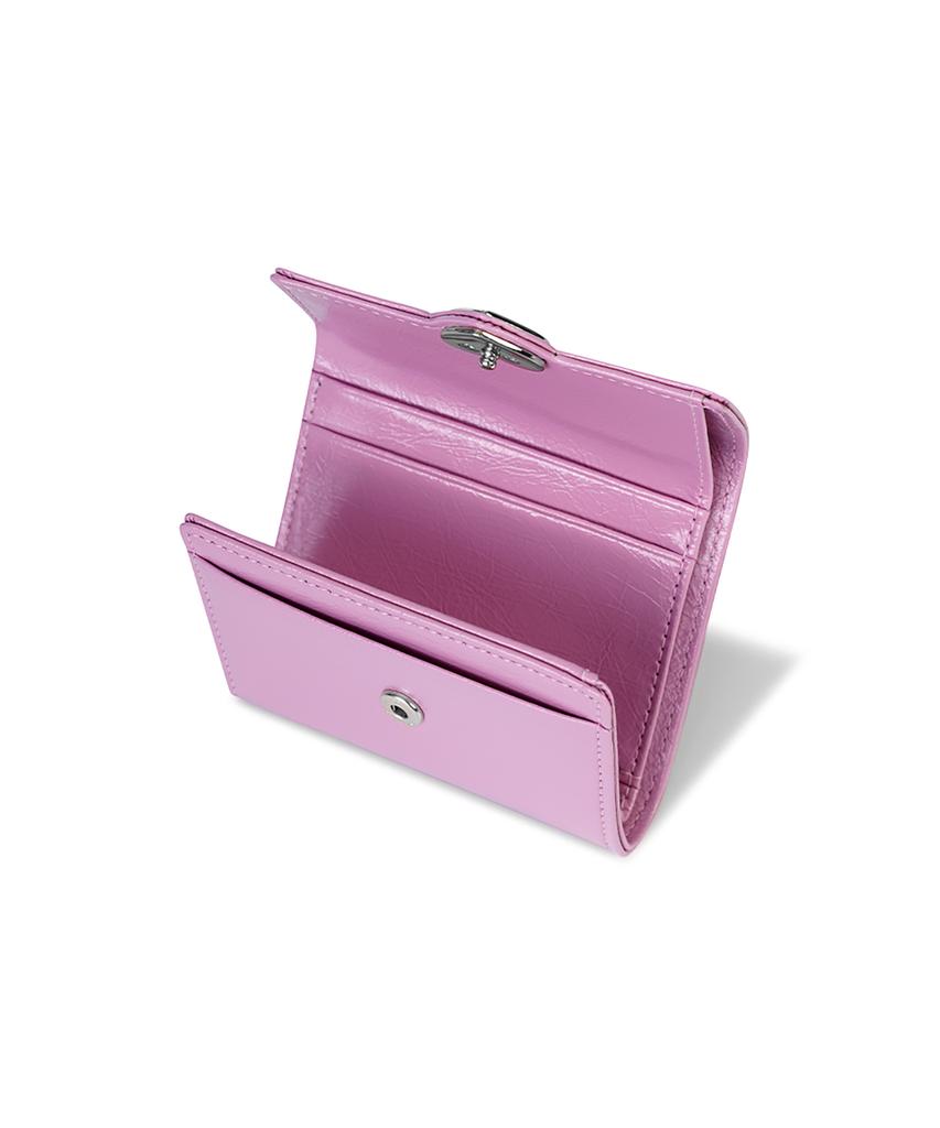 Fennec Hearty Flap Wallet - Lilac Pink