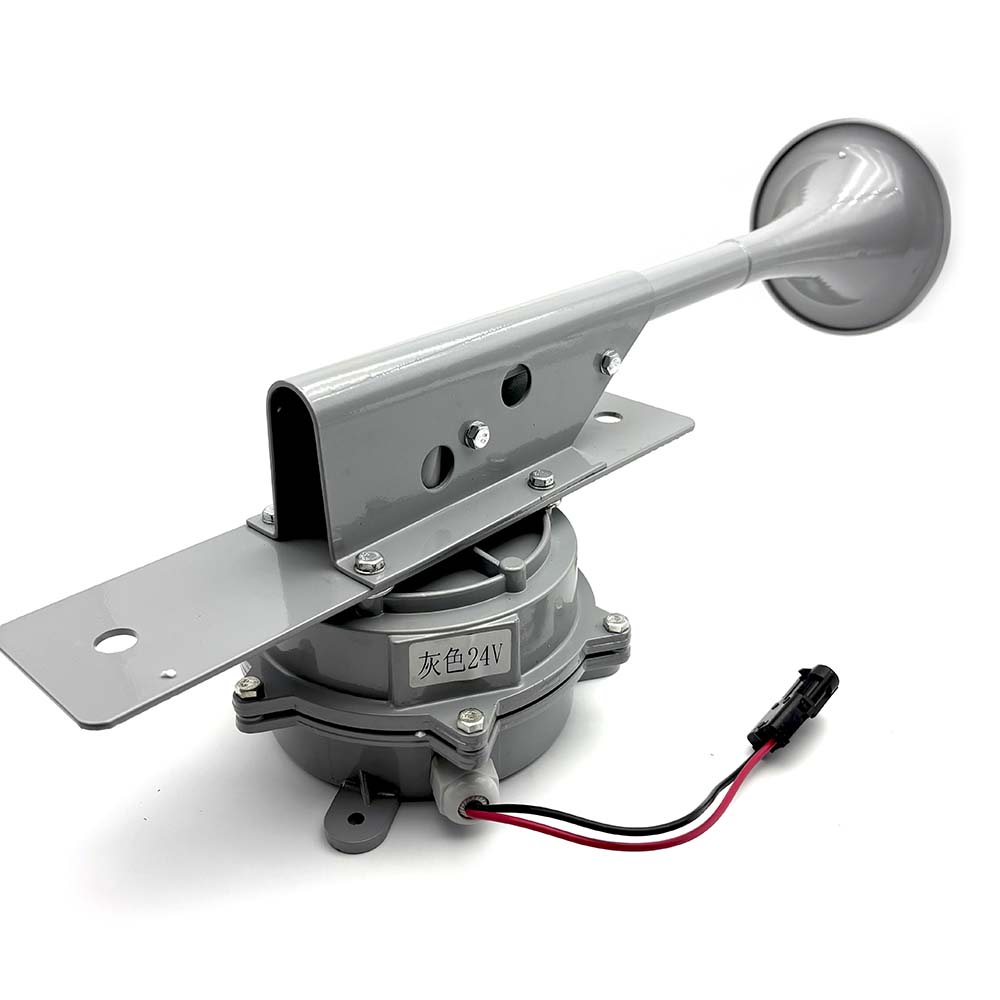 Super Loud 12V/24V Aviation Aluminum Train Track Car Horn for Truck Boat Vehicle Lorry Car Accessory 12V серый
