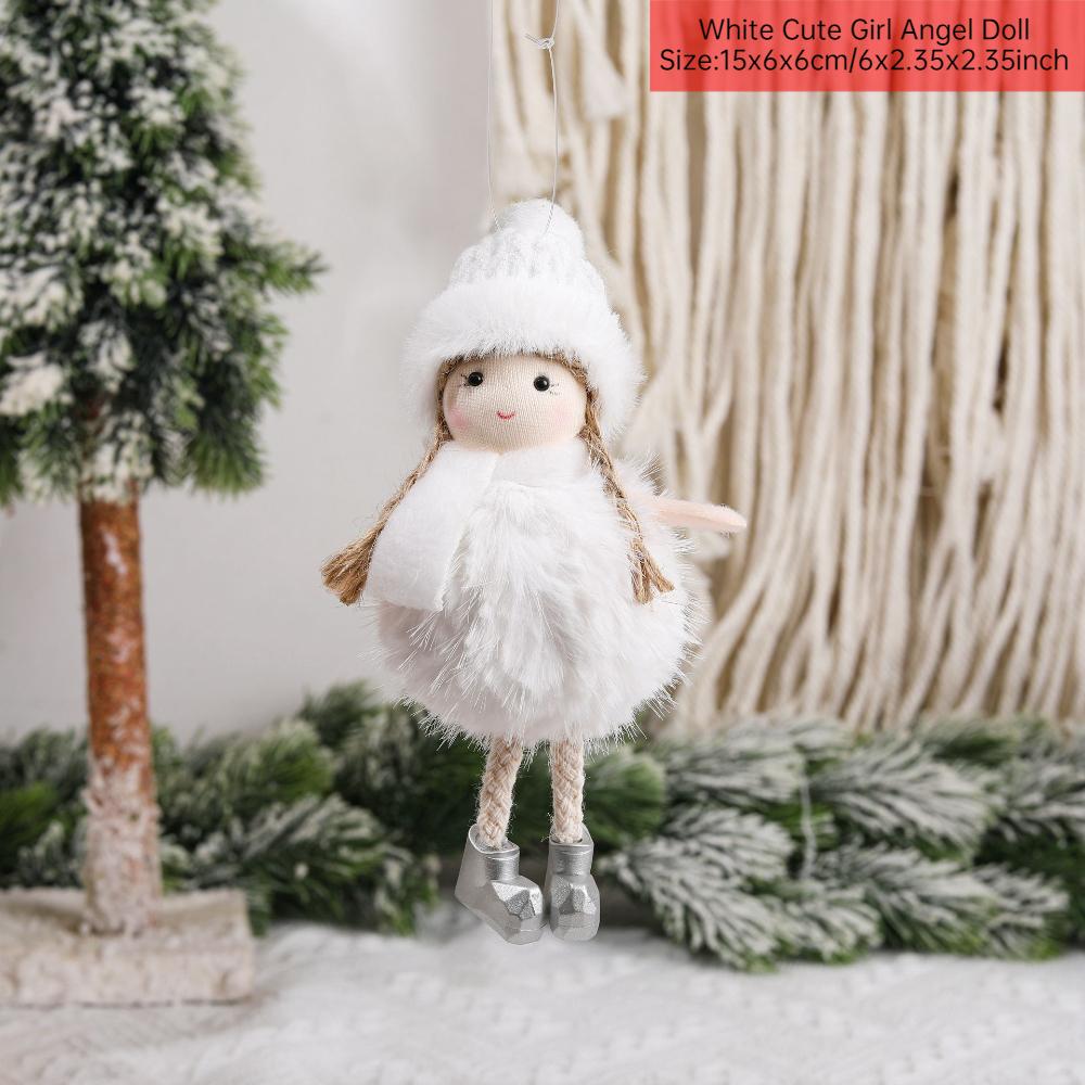 Angel Doll Merry Christmas Ornaments Christmas Decorations for Home Noel Natal Tree Decor Navidad Xmas 2025 New Year 2025 Gifts