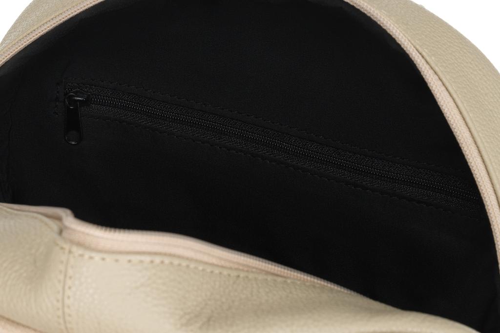 Leather Backpack RV-2629-FTS-3004 Beige