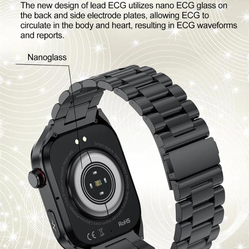 Smartwatch Homens Mulheres Assistente de Voz Chamada Mostrador Personalizado Pressão Arterial Monitoramento Esportivo ECG Saúde Smartwatch para Huawei Xiaomi IOS