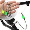 Bobbin Fishing Alarm Indicator Swinger Carp Fishing Nylon Main Line Accessories Carp Line Clip For Carp Fishing Rod End Tackle
