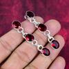 Red Garnet Jewelry, 925 Solid Sterling Silver Earrings, Handmade Gemstone Jewelry Earrings For Memorial Day