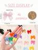 200PCS Multicolor Mini Satin Ribbon Bows Ribbon Small Tiny Bows for DIY Craft Sewing Wedding Birthday Party Gift Box Accessories