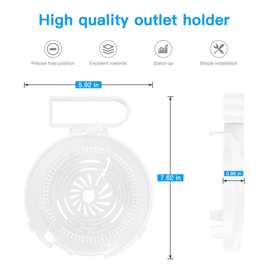 Wandhalterung für TP Link Deco M9 Plus Mesh-WLAN-System für das ganze Haus. TPLink Deco M9 Plus WLAN-Router-Regal-Kabelmanagement-Halterung