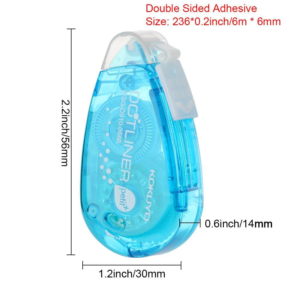 Decor Refillable Office Supplies Glue Tape Dispenser Dots Stick Roller Double Sided Adhesive