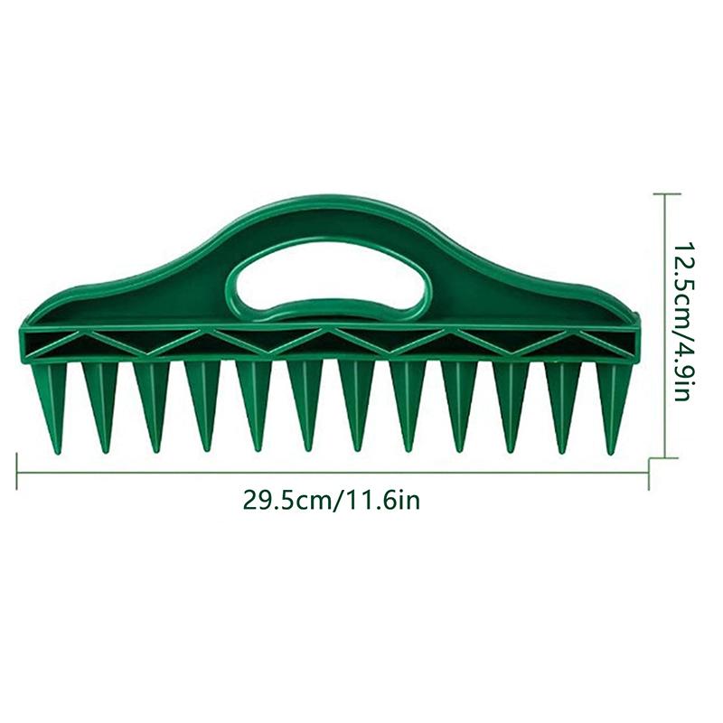 Sowing Seed Dispenser 12 Holes Seed In Soil Digger Planter Garden Seed Spacer Adjustable Garden Seeder Seeding Puncher