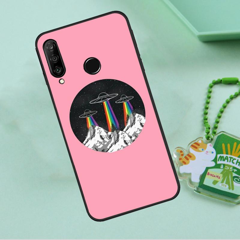 Aesthetic Alien For Huawei Nova 10 9 SE 5T 12s 12i 11i Y91 Y90 Y60 Y70 Y72 Y61 P20 P40 P30 Lite P60 Pro Case