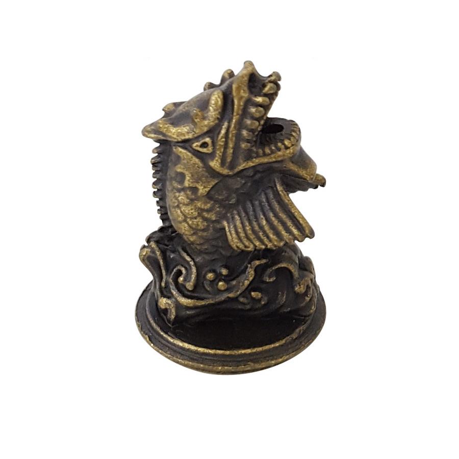 

Мини-подставка для благовоний в виде карпа, небольшая подставка для благовоний, курильница для благовоний, украшение для дорожек для благовоний