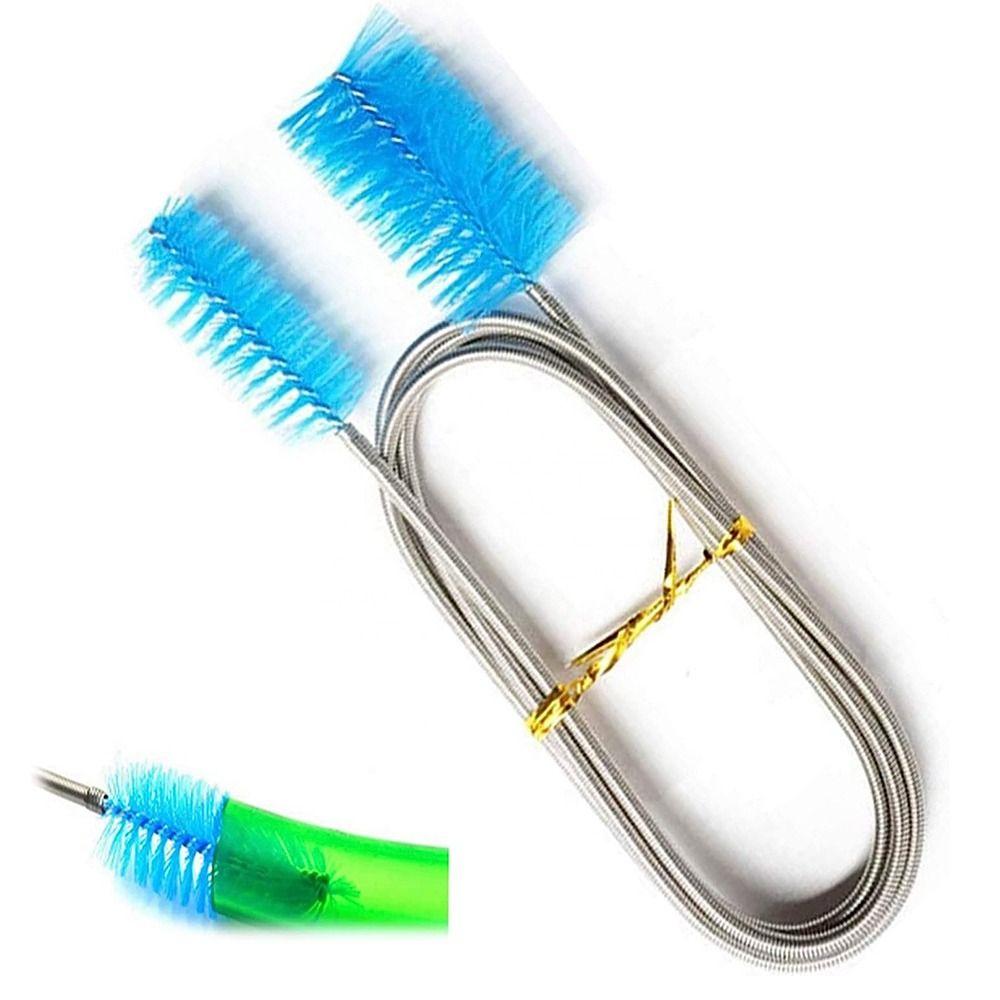 

Blue 61 Pipe Brushes Extra-Long Hose Cleaner Brush Flexible Metal Pipe Cleaner Brush Fish Tank