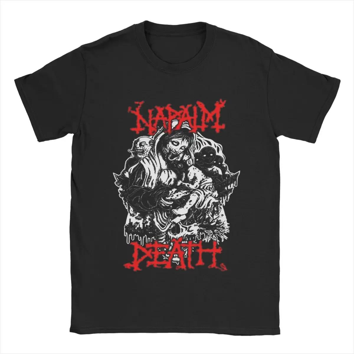 Мужская футболка Napalm Death Novelty Pure Cotton Tee Shirt Short Sleeve T Shirt Crewneck Clothing Plus Size XXXL
