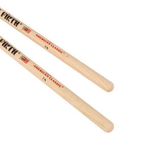 Two 7a Hickory Teardrop Drumsticks, Perfect for Practice, Perfect for Beginners, Kids, Students, and Adults, Perfect As a Birthday Gift