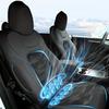 1PC For Tesla Model 3 Y Car Ventilation Cushion Breathable Ice Silk Seat Cover with Fan Modification,  Cool and Breathable, Long