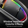 137.8 inch Car Door Frame Ambient Light LED Symphony RGB Atmosphere Decoration Lamp App Control USB Plug Acrylic Strip for SUV