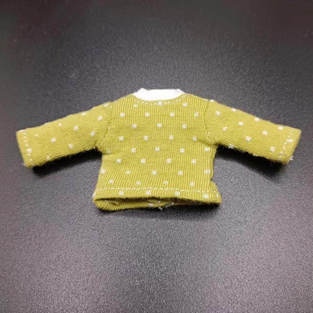 Dolls Clothes Suits Doll T-shirt Socks Doll Cotton T-shirt Cotton Dot Blouse DIY Doll Clothes